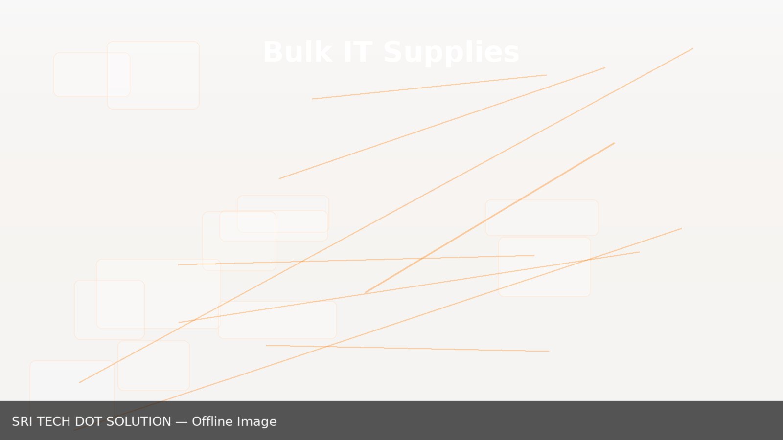 Bulk IT supplies