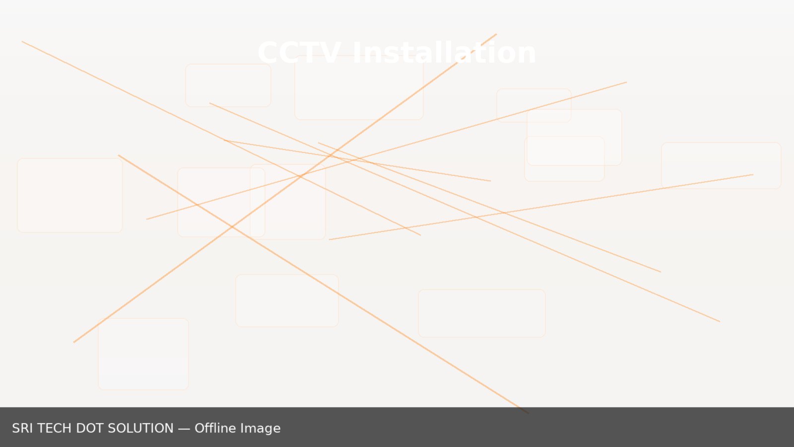 CCTV installation