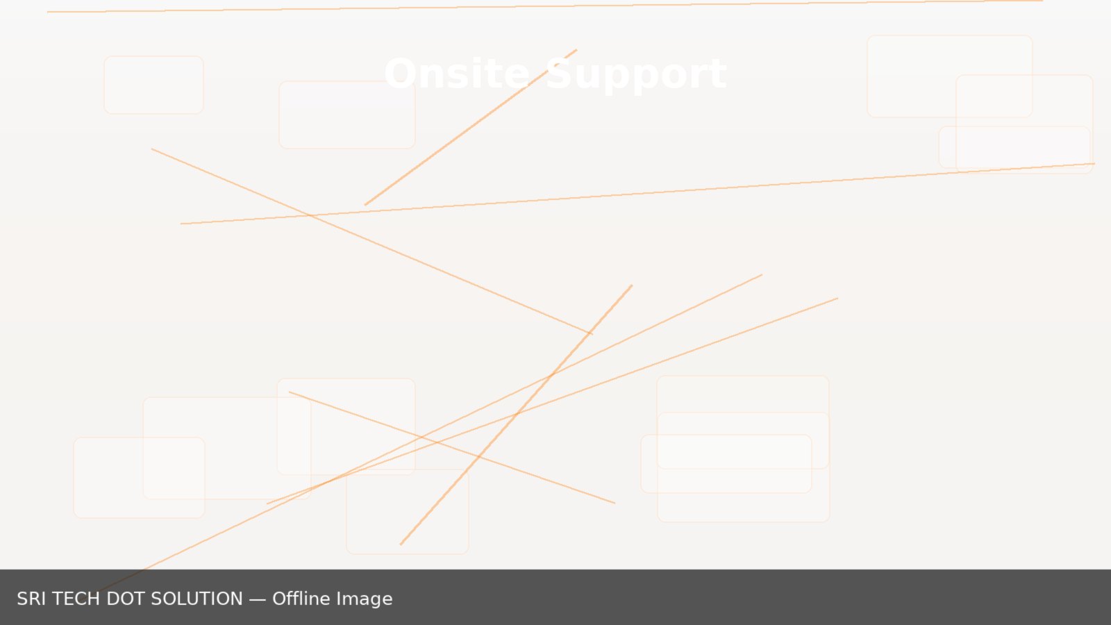Onsite support